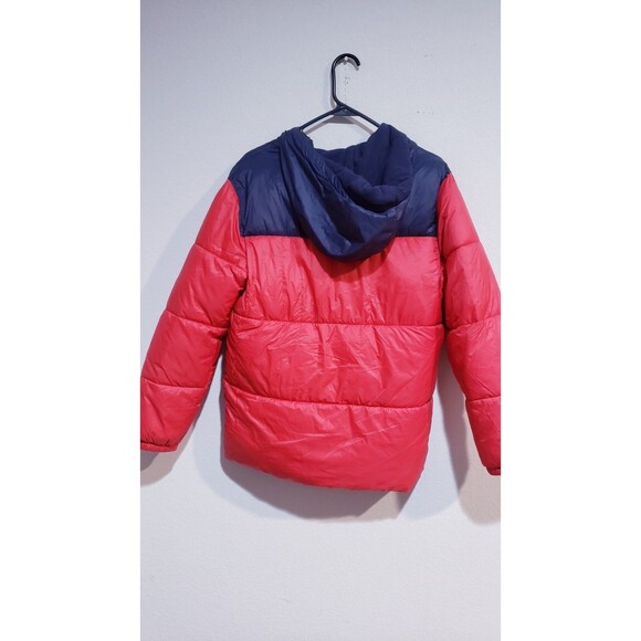 Boys Old Navy FF Puffer Jacket  Rubbie Red Size LG 14-16 - Picture 2 of 9